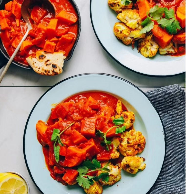 Sweet Potato Cauliflower Curry